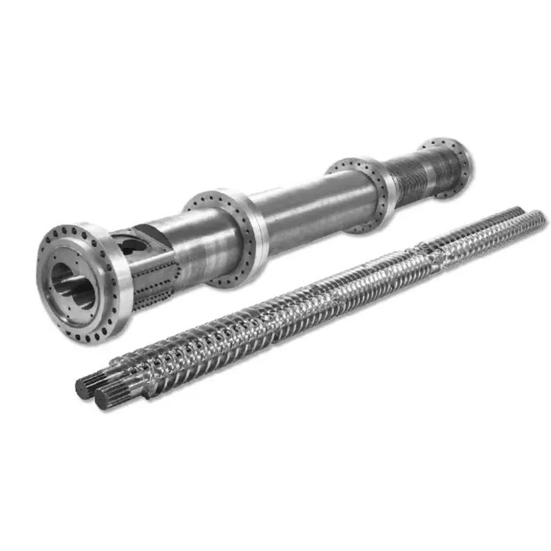 I-Parallel twin screw barrel clearance: into omawuyimeta phambi kokutshintshwa